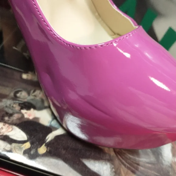 Purple platform Mary Jane heels - Picture 4 of 5